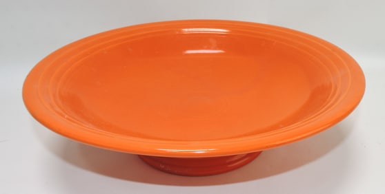 Fiesta 12" footed comport, red