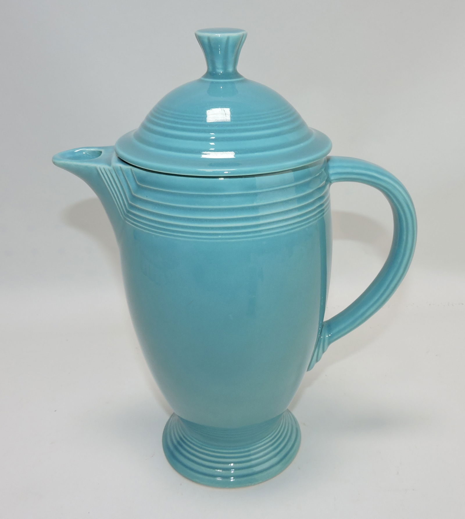 Fiesta coffee pot, turquoise (1 of 1)