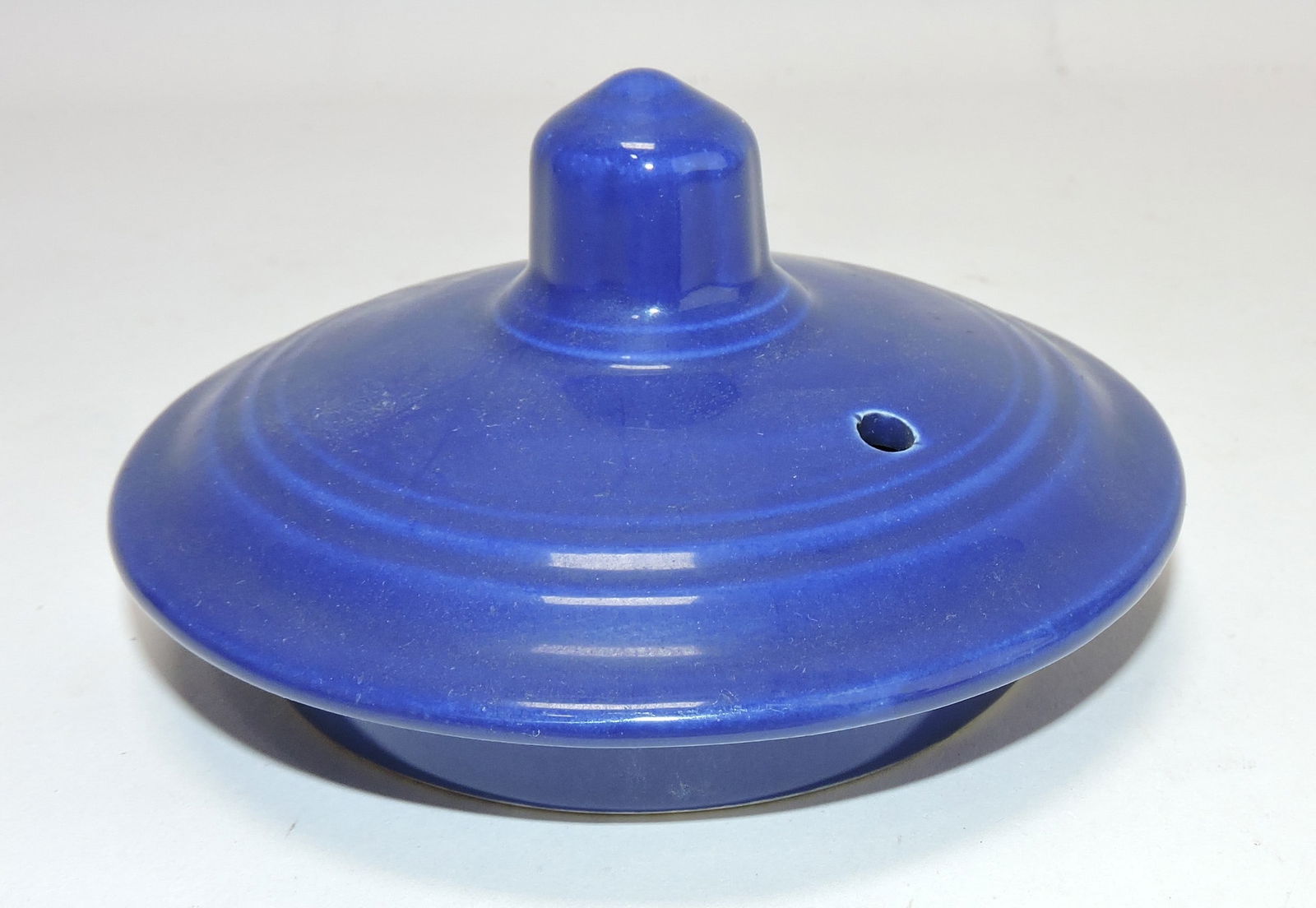 Fiesta medium teapot lid, cobalt (1 of 1)