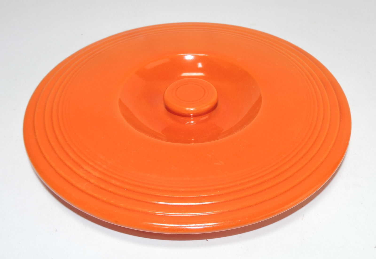 Fiesta #4 mixing bowl lid, red, (1 of 1)