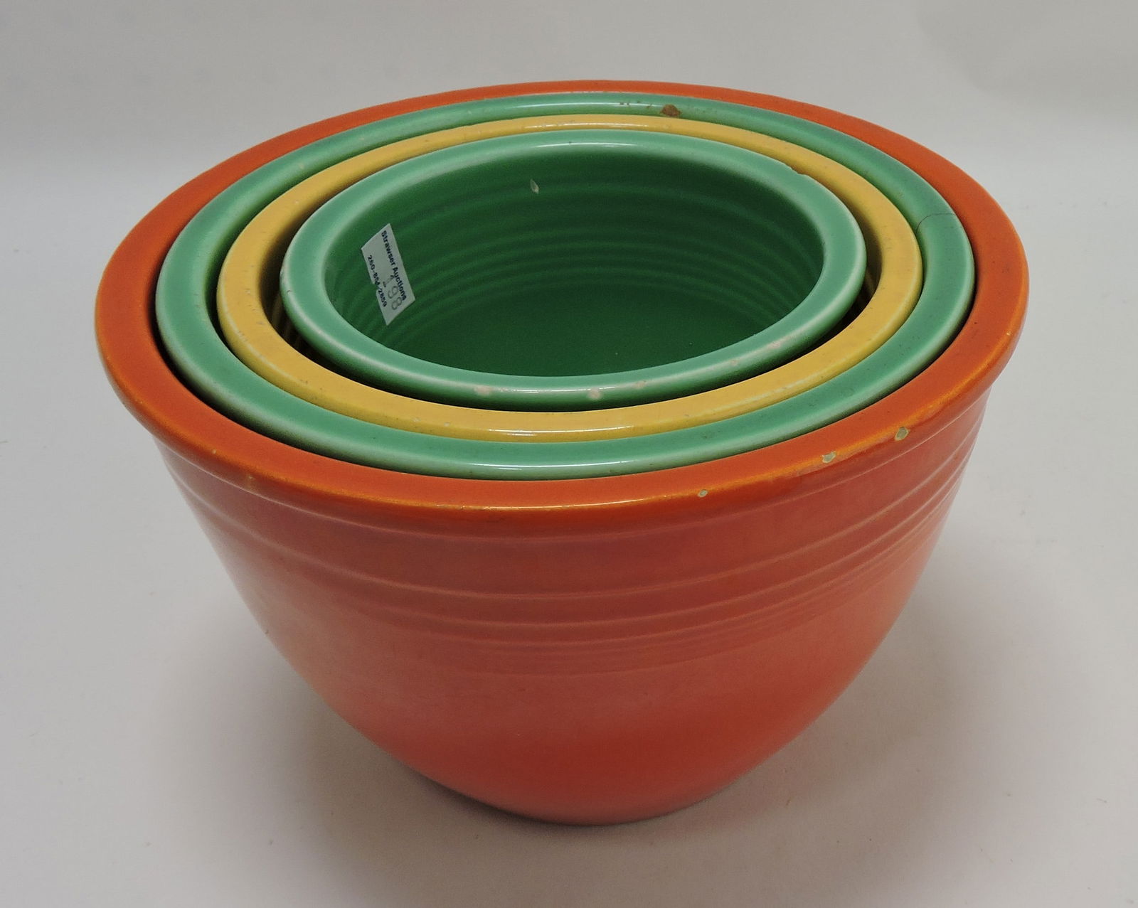 Fiesta 4 pc mixing bowl set #1 to #4, (1 of 1)