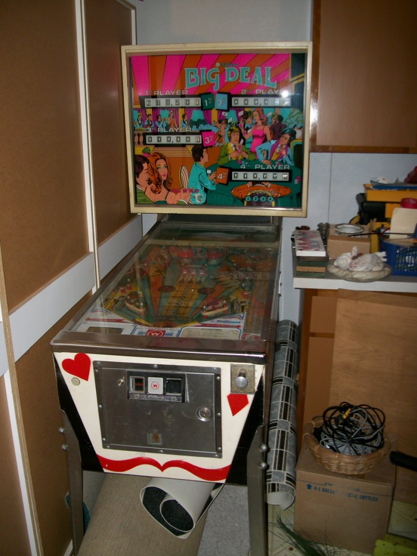 Williams Big Deal vintage pinball machine, 4 player: Williams Big Deal vintage pinball machine, 4 player
