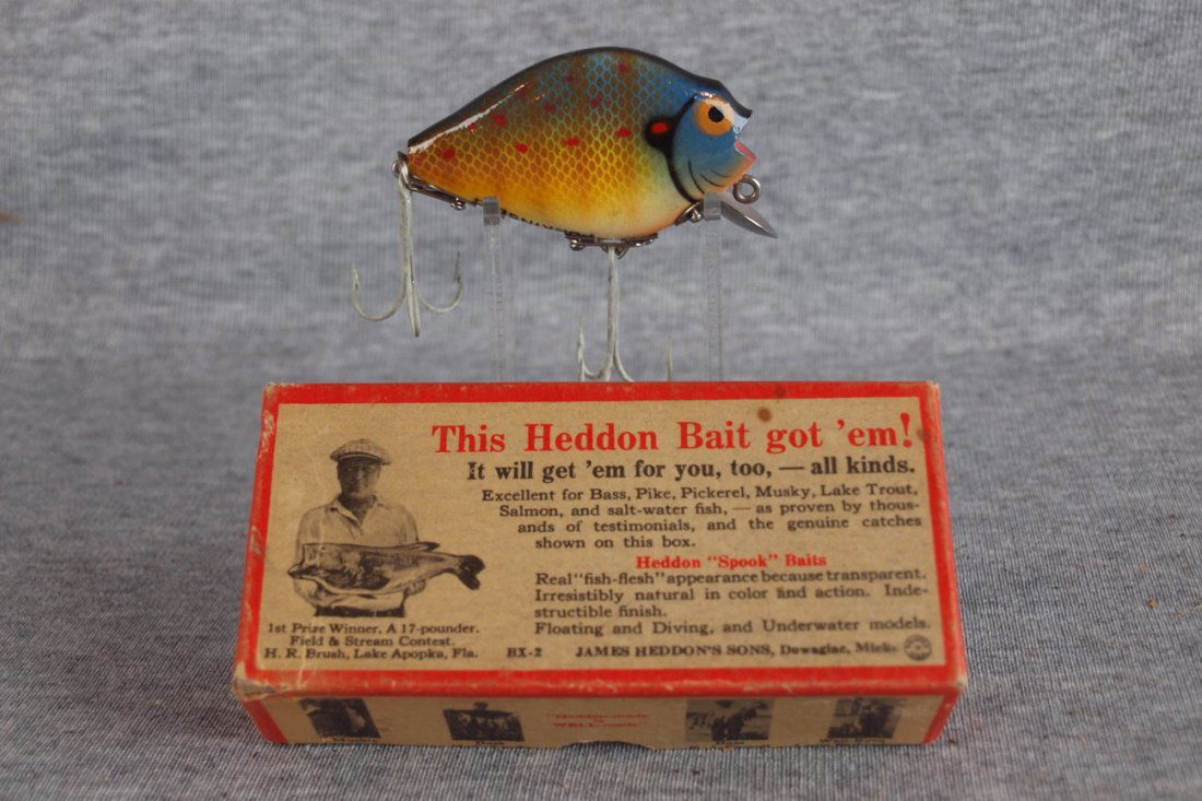 Heddon Pumpkin Seed 740 SUN fishing lure in original