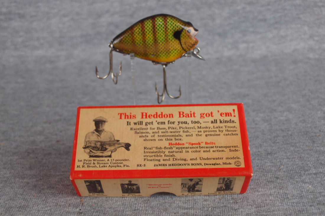 Heddon Pumpkin Seed 740 PCH fishing lure in original