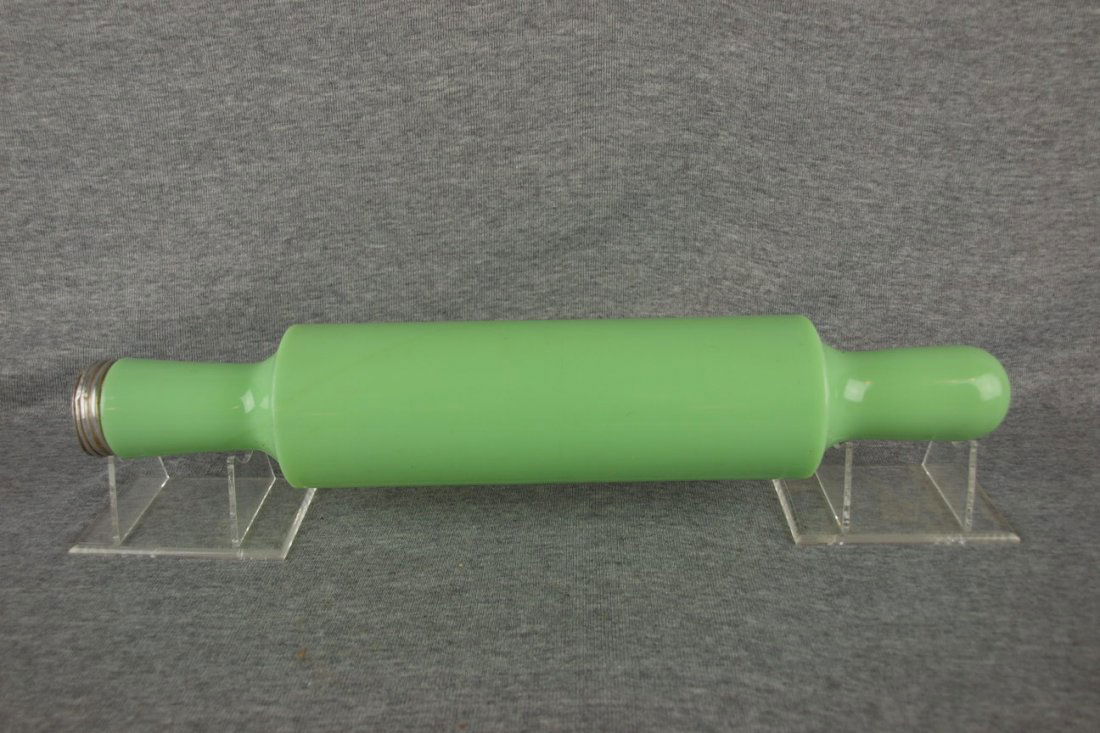 McKee Vintage Jadeite rolling pin, 16 1/2" May 30, 2013 Strawser