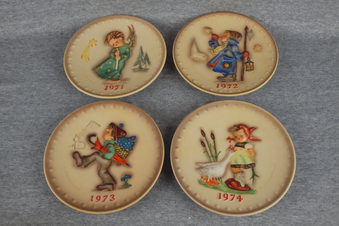 Hummel lot of 4 annual plates, 1971 (1st Edition), 19