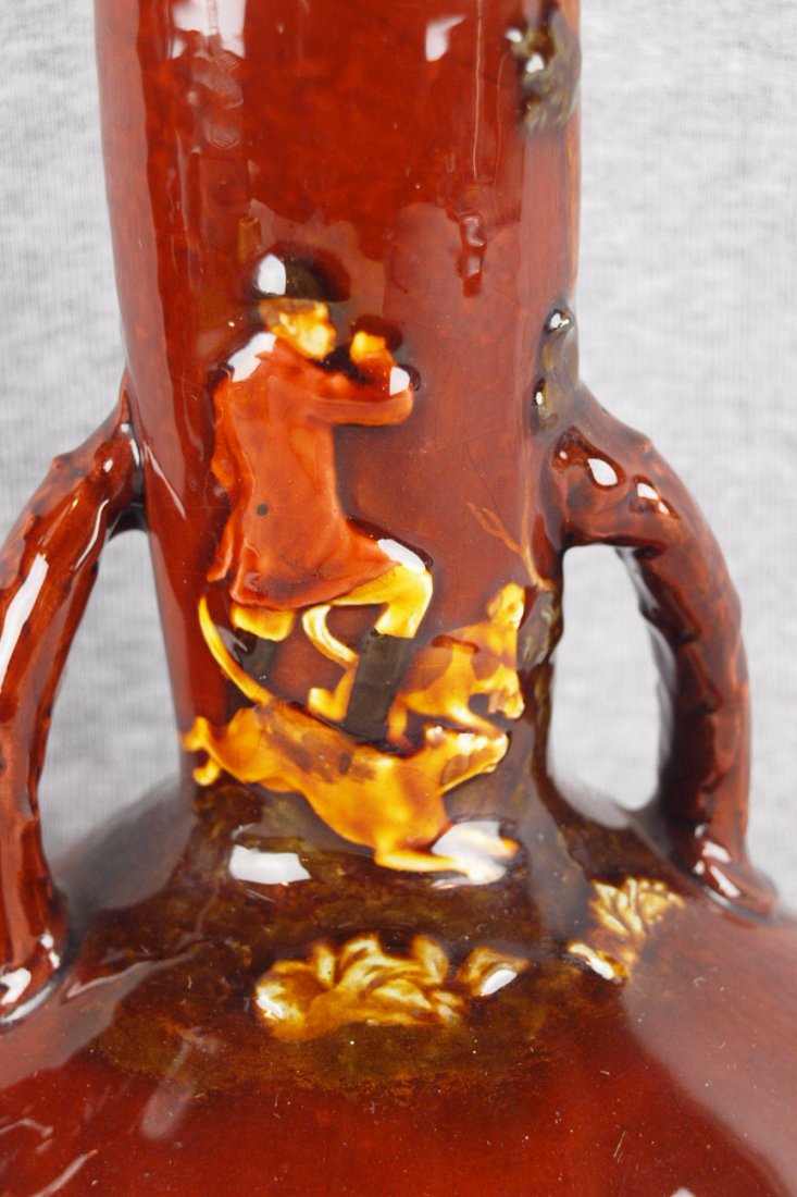 Royal Doulton standard glaze pair of candle holders  - 2