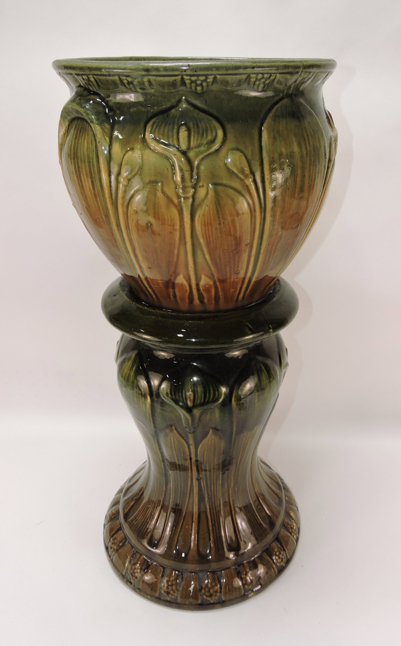 Brush McCoy calla lily jardiniere and (1 of 1)