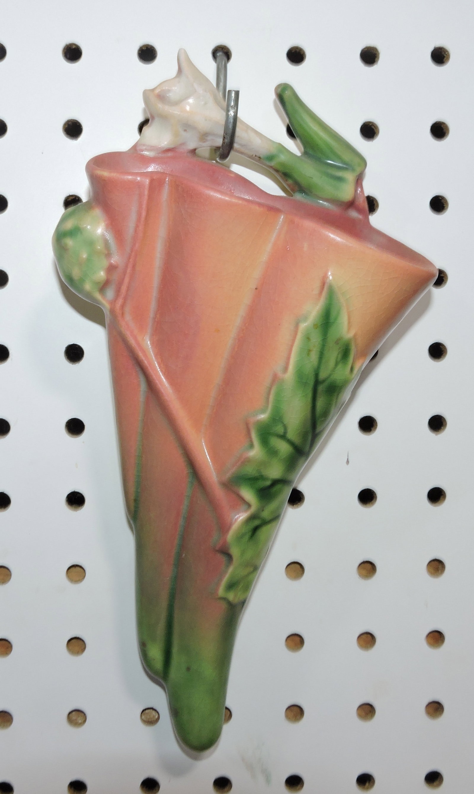 Roseville Thornapple wall pocket, 8" (1 of 1)