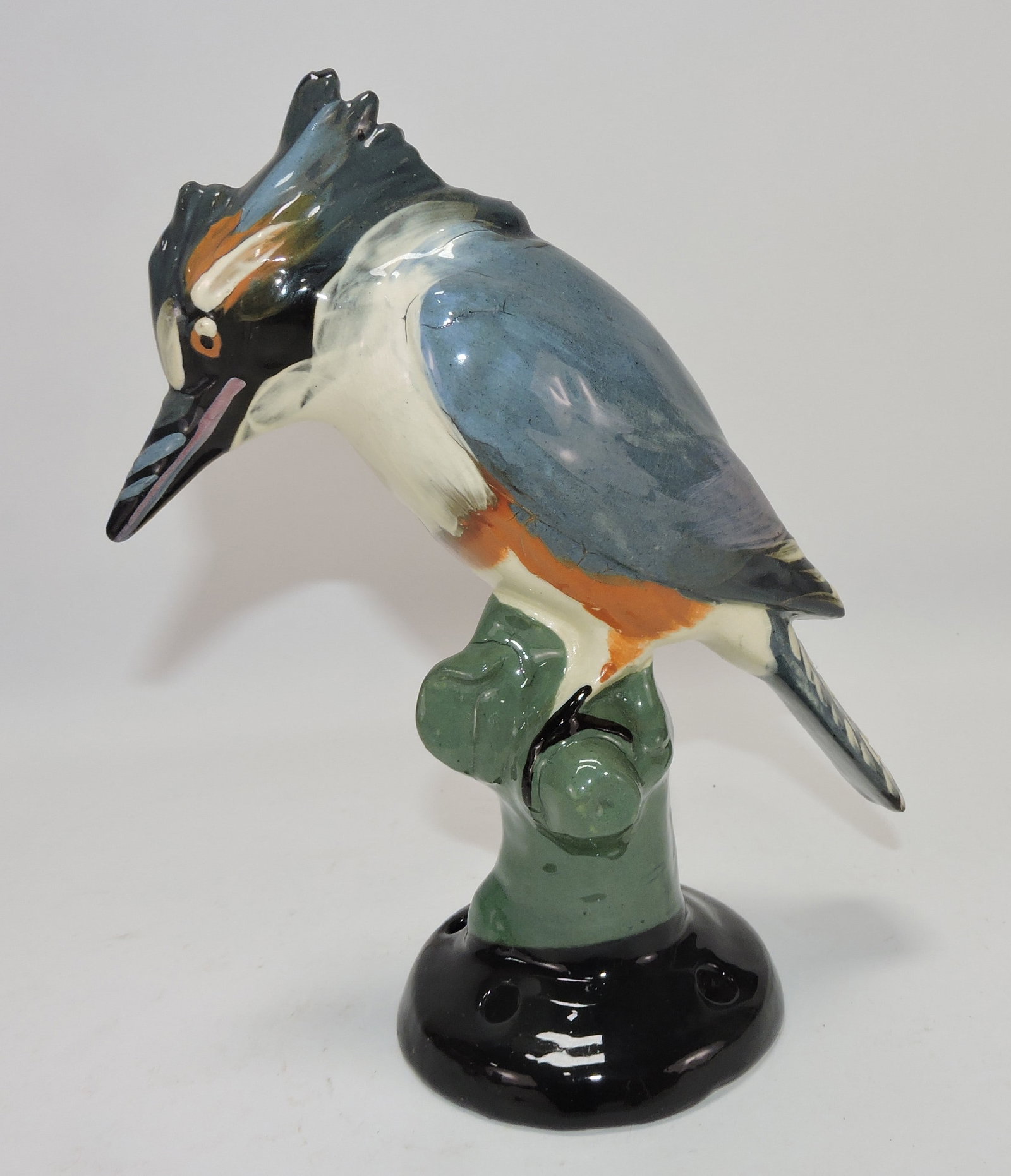 Weller Kingfisher flower frog, 9" (1 of 1)