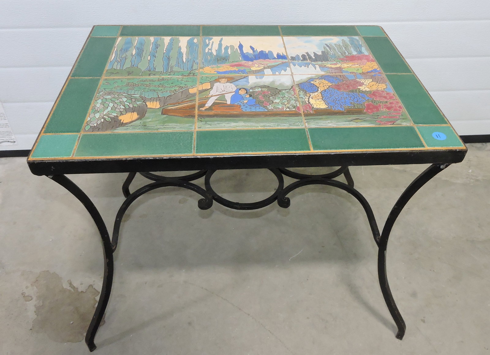 Taylor Tile (attributed) tile side table, - 2