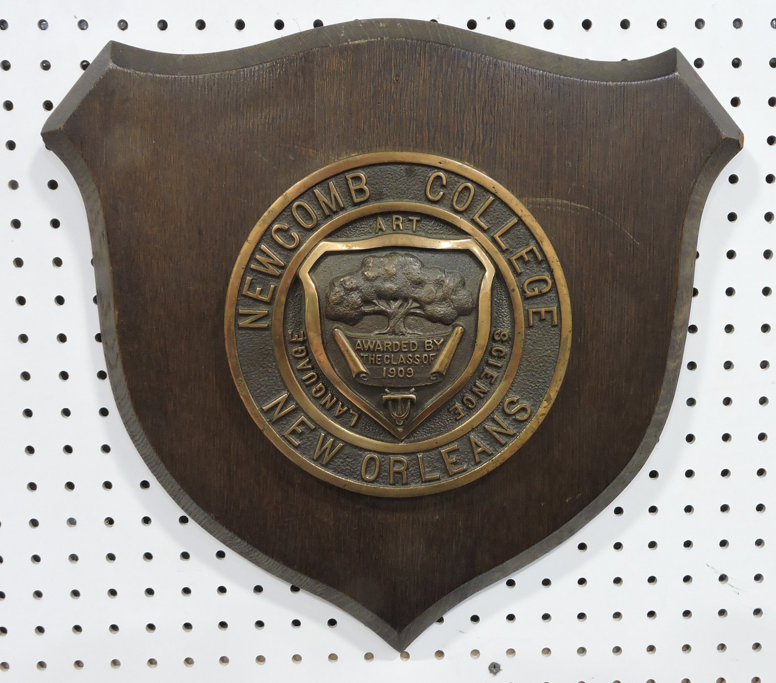 Newcomb College bronze wall plaque (1 of 1)