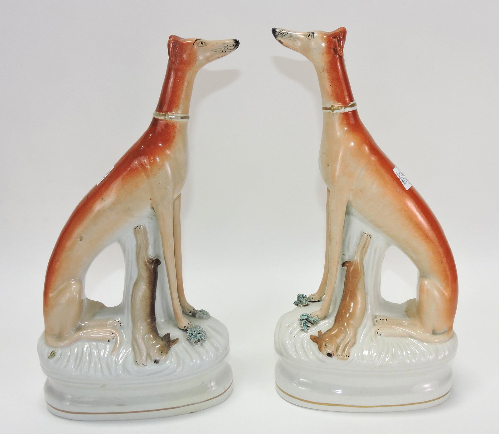 Staffordshire pair of whippet dog (1 of 1)