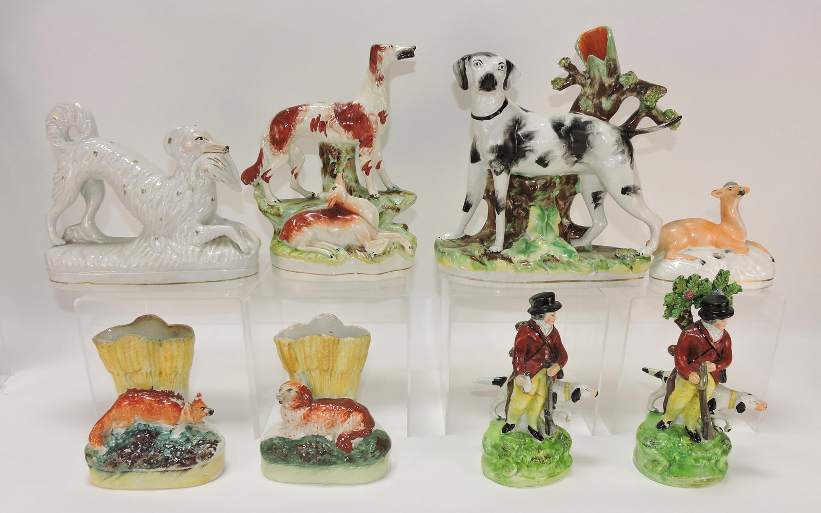 Staffordshire lot of 8 figures, (1 of 1)