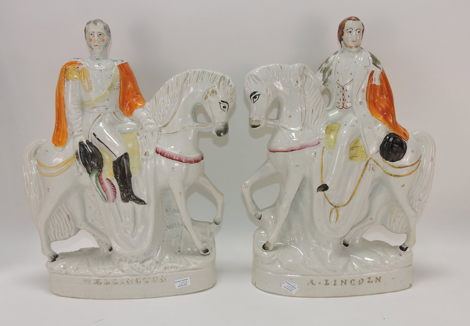 Staffordshire pair of figures, (1 of 1)