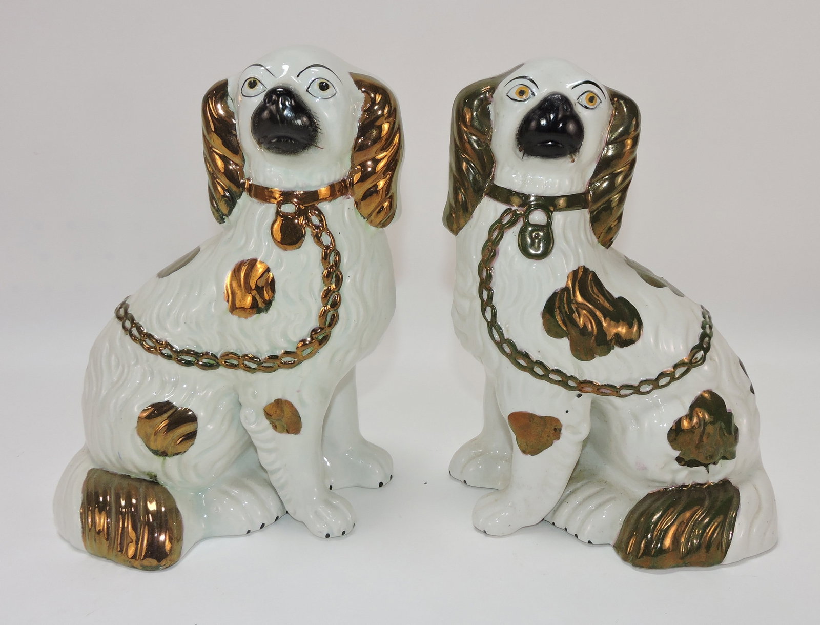 Staffordshire pair of copper luster (1 of 1)