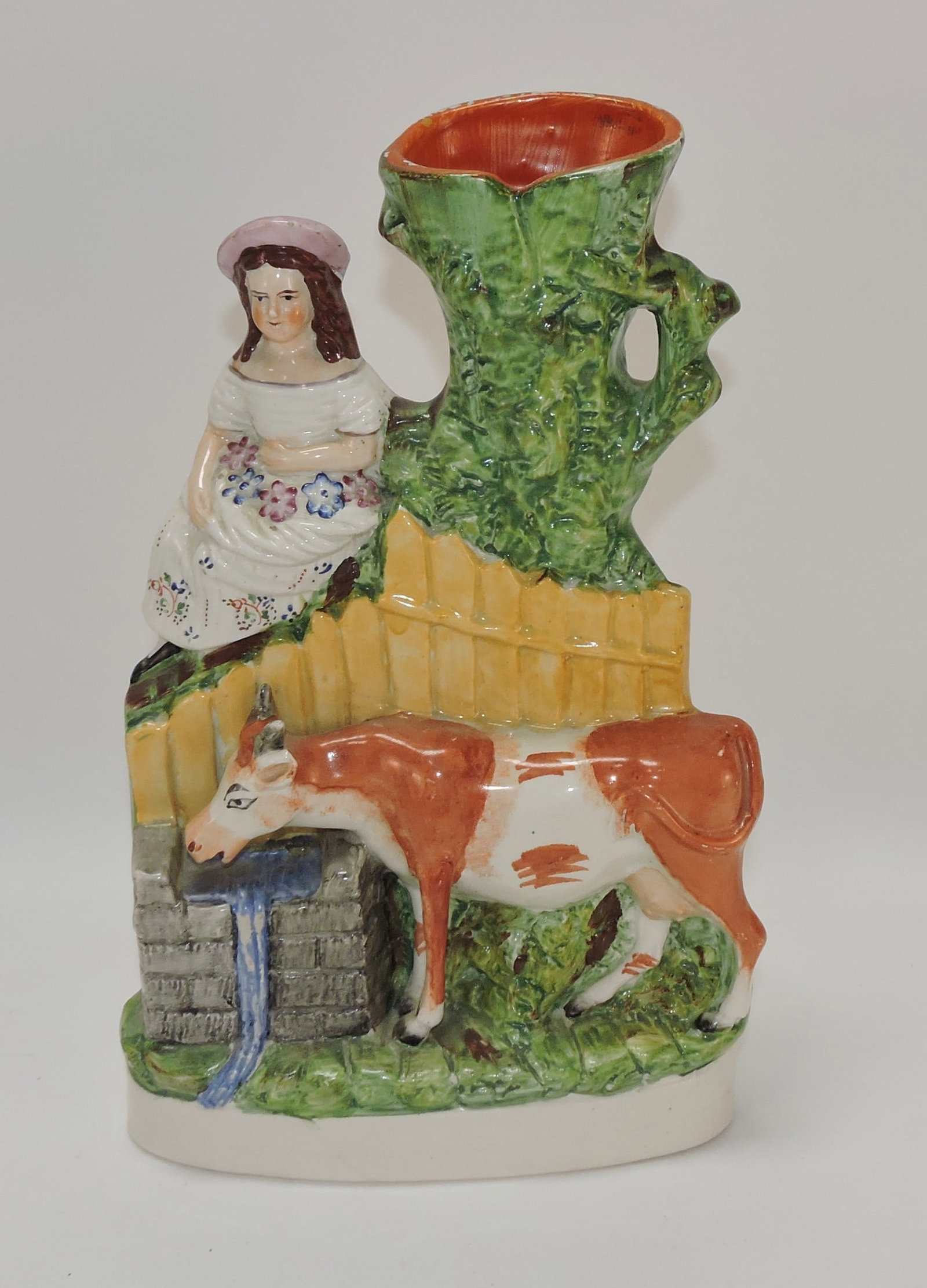 Staffordshire spill vase with Royal child (1 of 1)