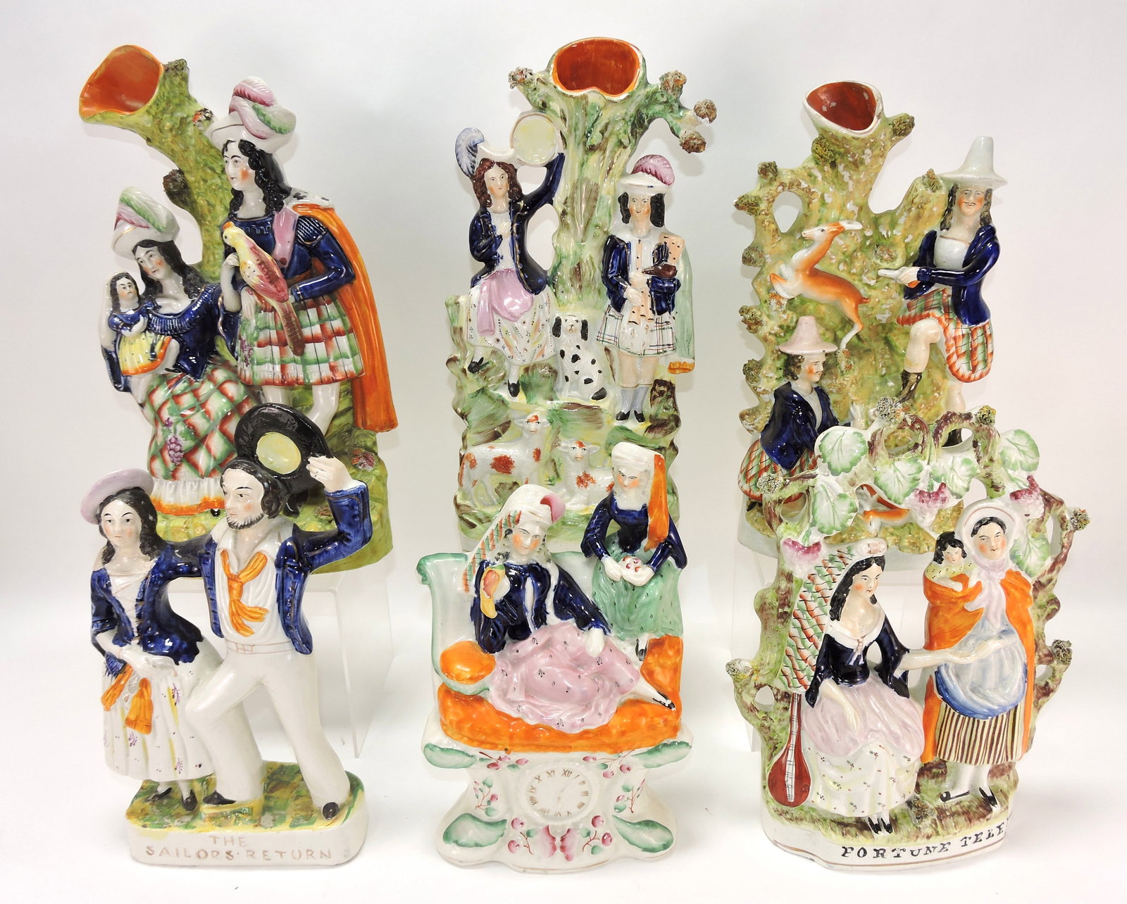 Staffordshire lot of 6 figures, (1 of 1)