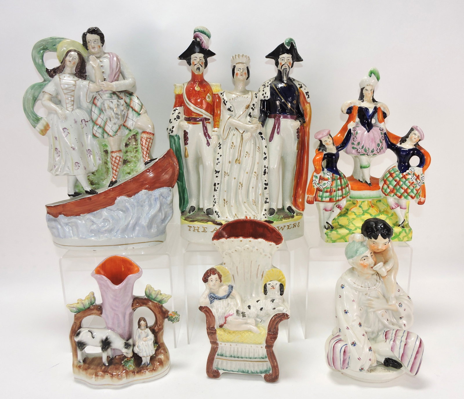 Staffordshire lot of 6 figures, (1 of 1)