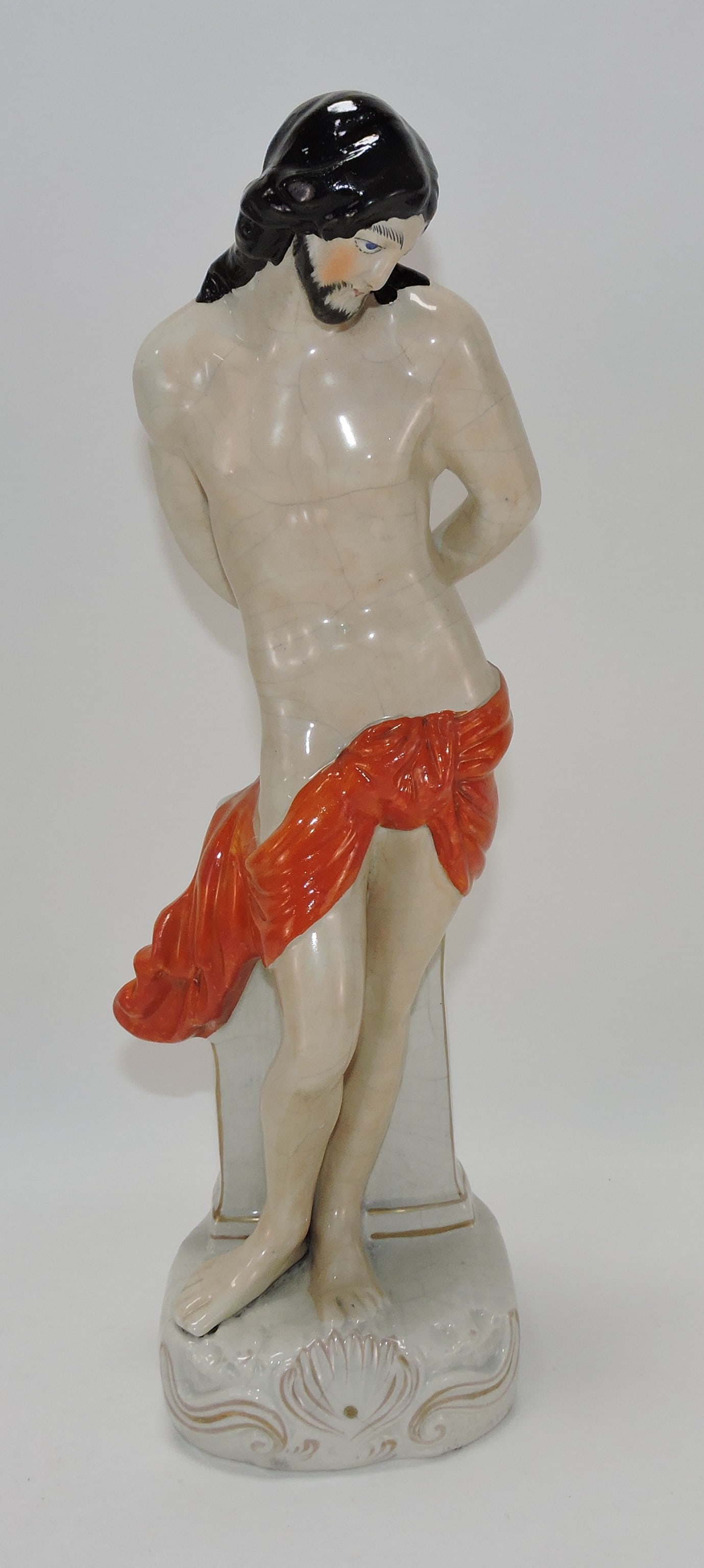 Staffordshire figure of Jesus Christ, (1 of 1)