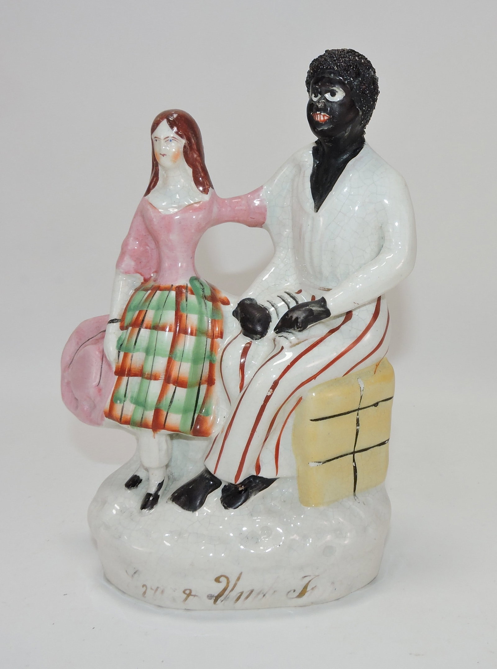 Staffordshire Uncle Tom and Eve (1 of 1)