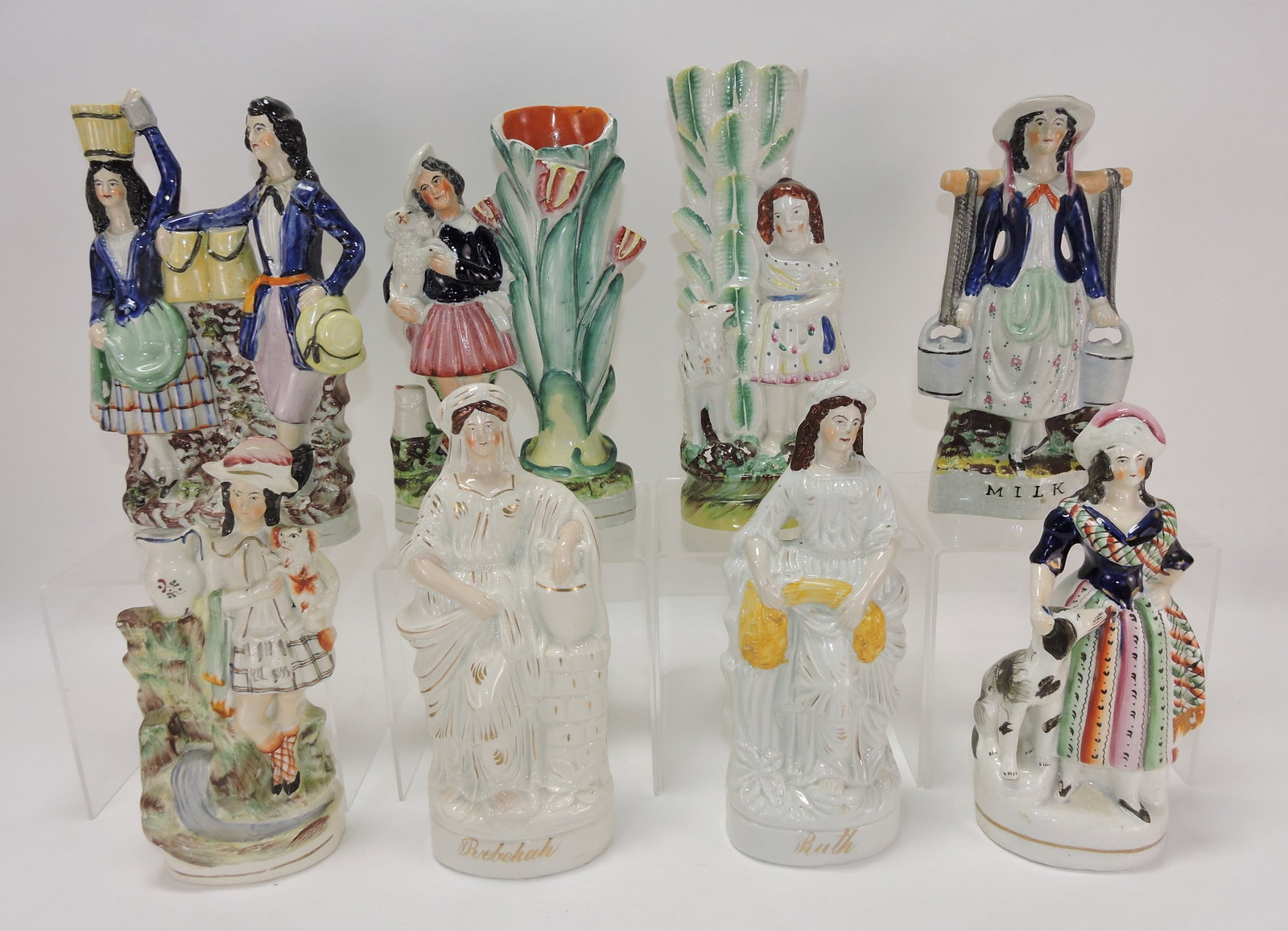 Staffordshire lot of 8 figures, (1 of 1)