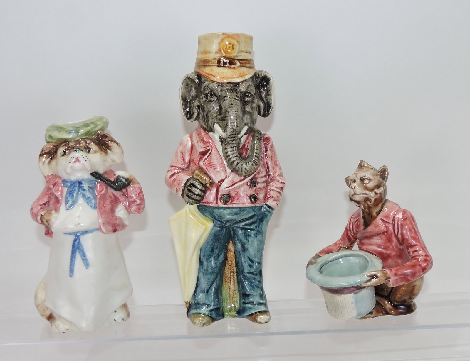 Continental majolica lot of 3 pieces: (1 of 1)