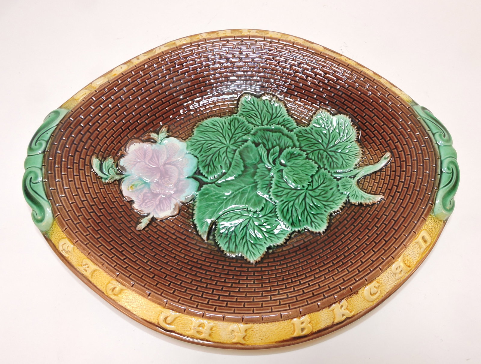 Adams & Bromley Majolica ‘Geranium’ (1 of 1)