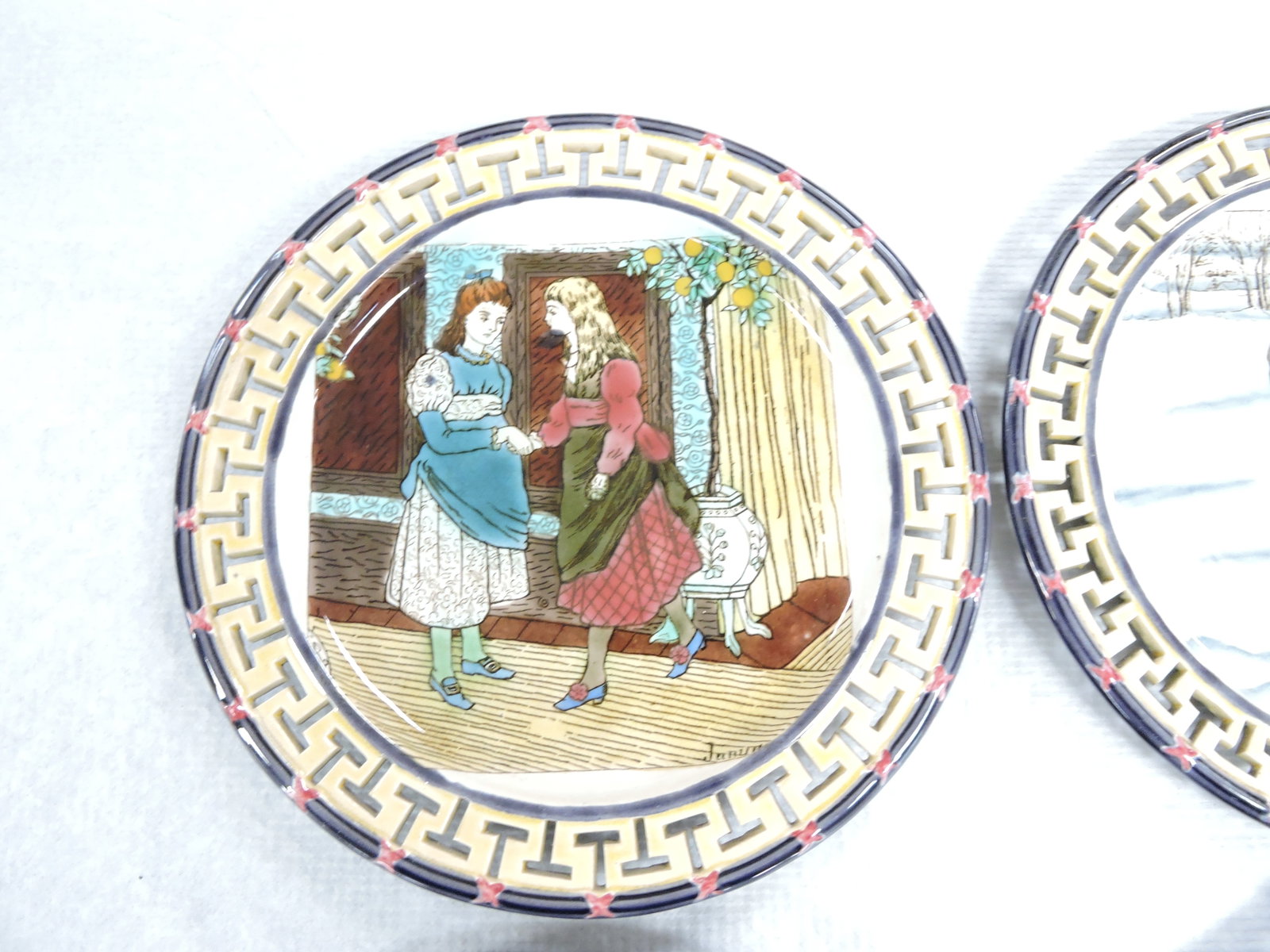 RARE Wedgwood majolica set of - 2