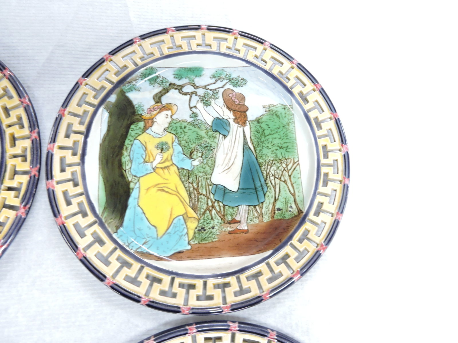 RARE Wedgwood majolica set of - 6