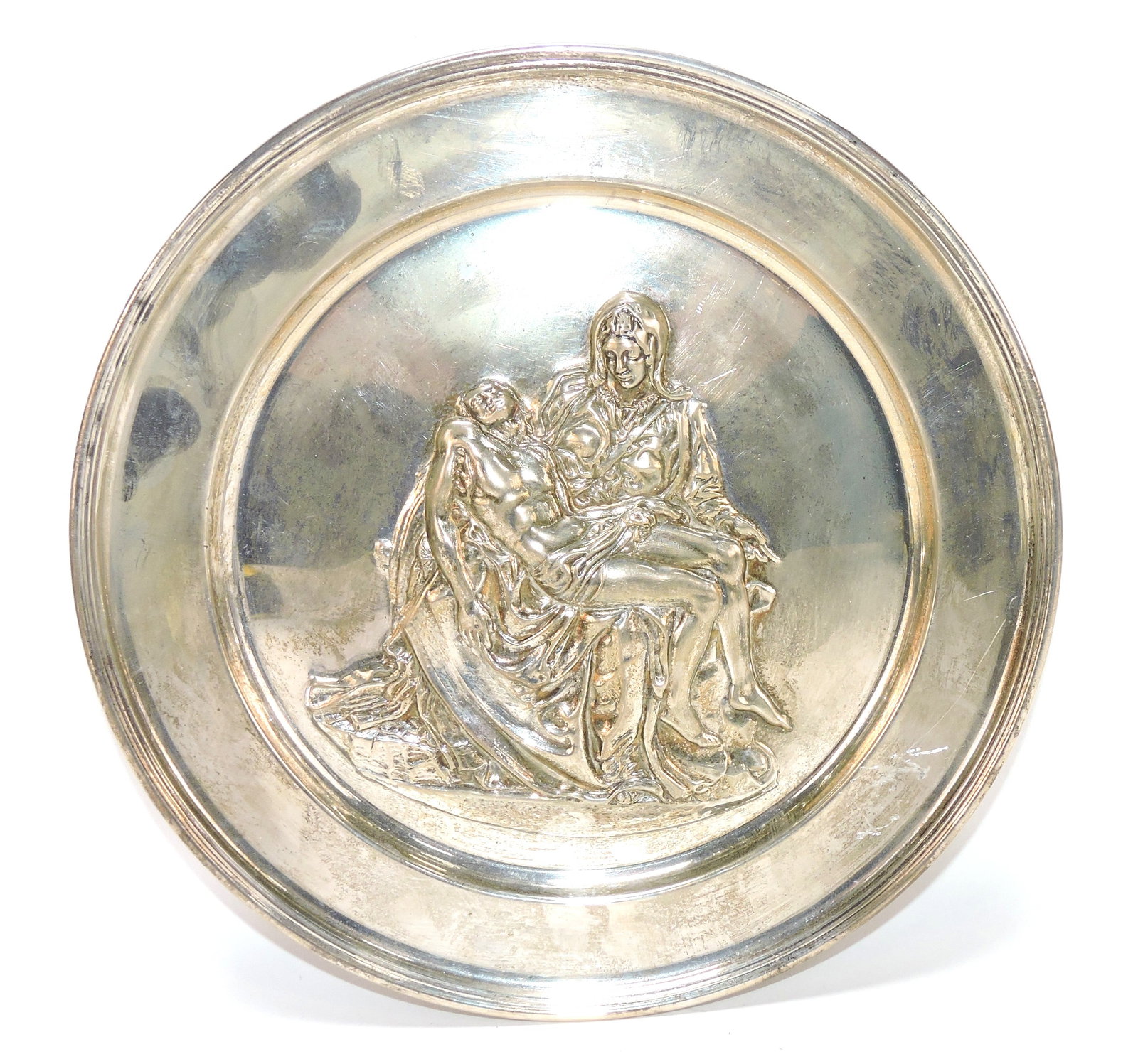Sterling silver plate, 12.1ozt: .