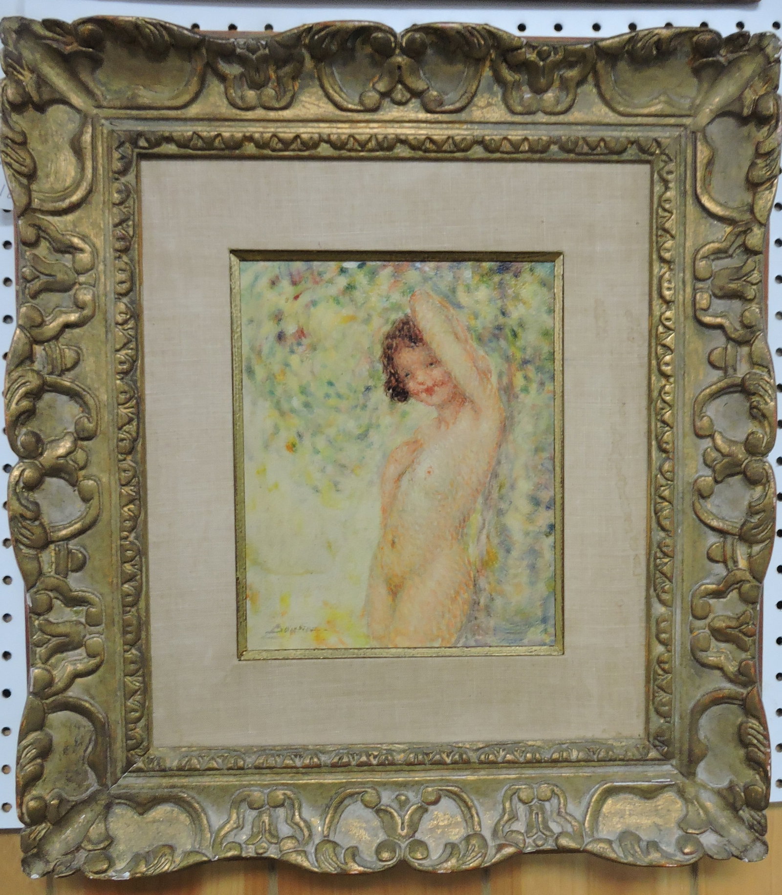 Oil on panel 'Adolescent Nude' by (1 of 3)