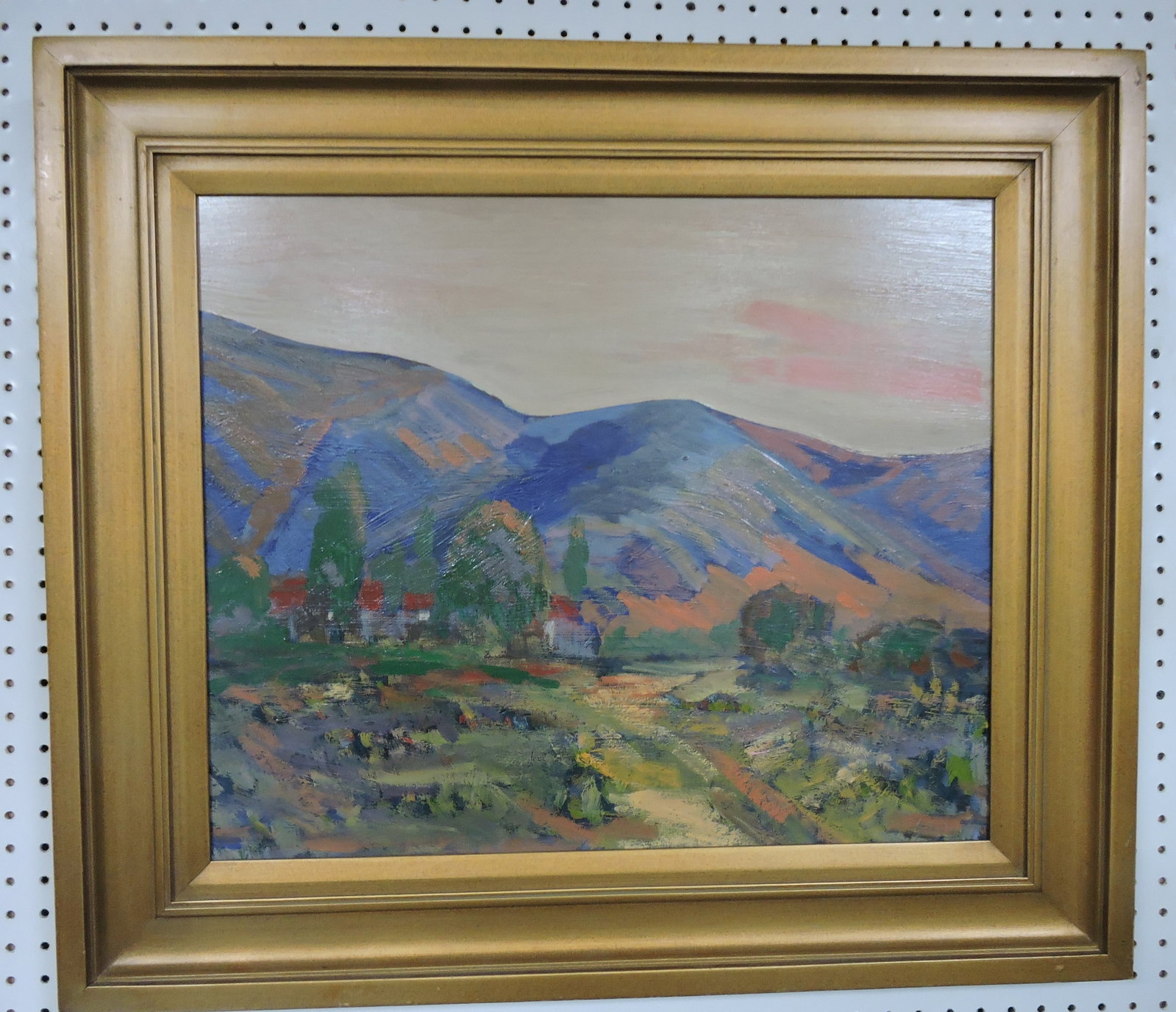 Oil on panel of 'LaQuinta', artist signed (1 of 2)