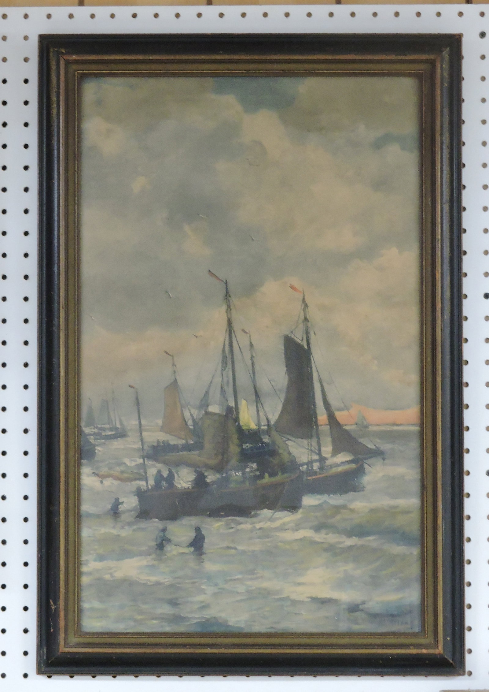 Painting with ships, 29"x19" (1 of 1)