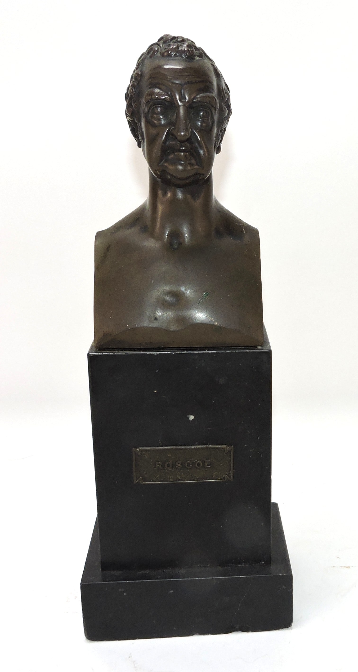 Bronze sculpture of 'Roscoe', 12": .