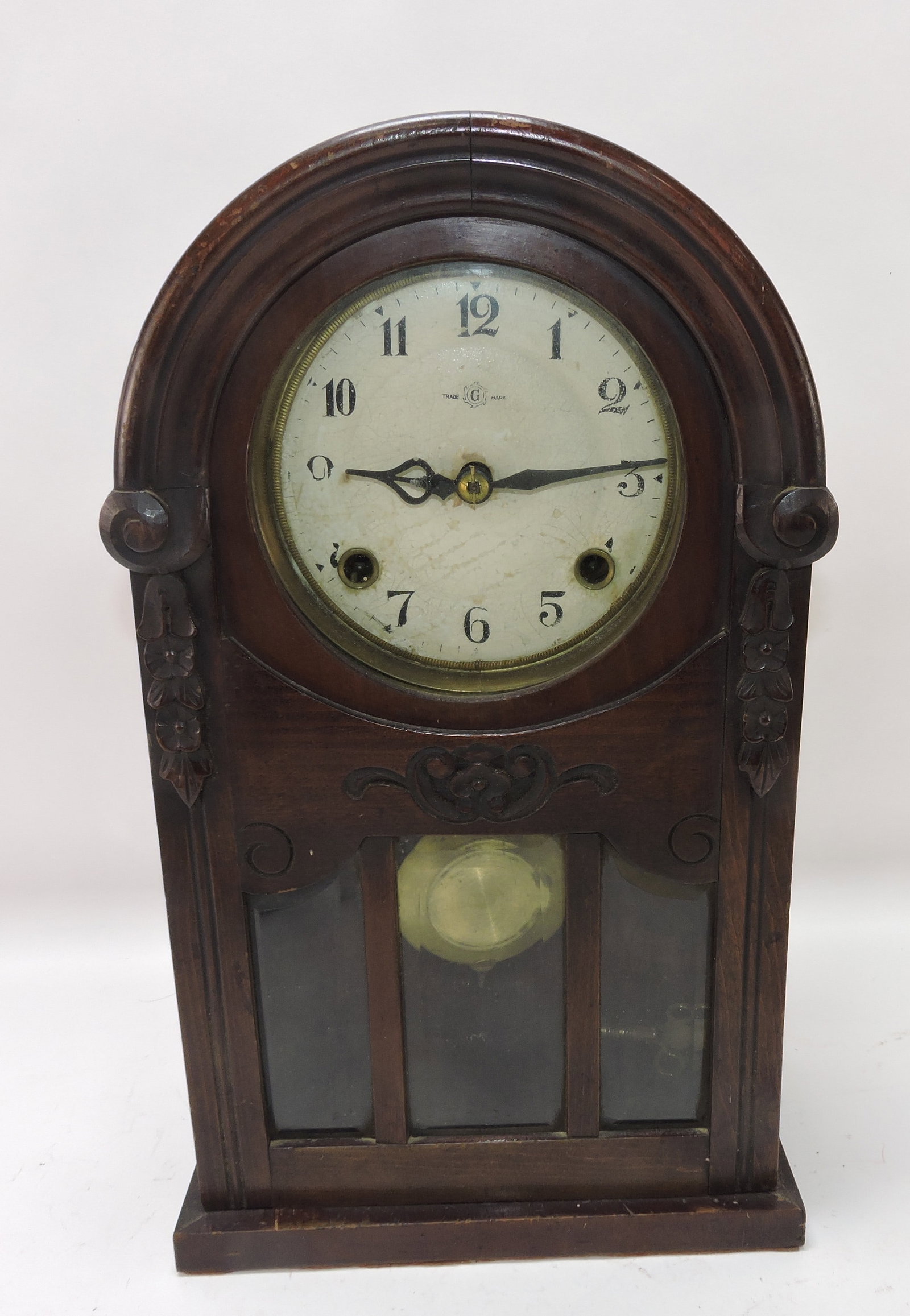 Gilbert clock with beveled glass, 16" (1 of 1)