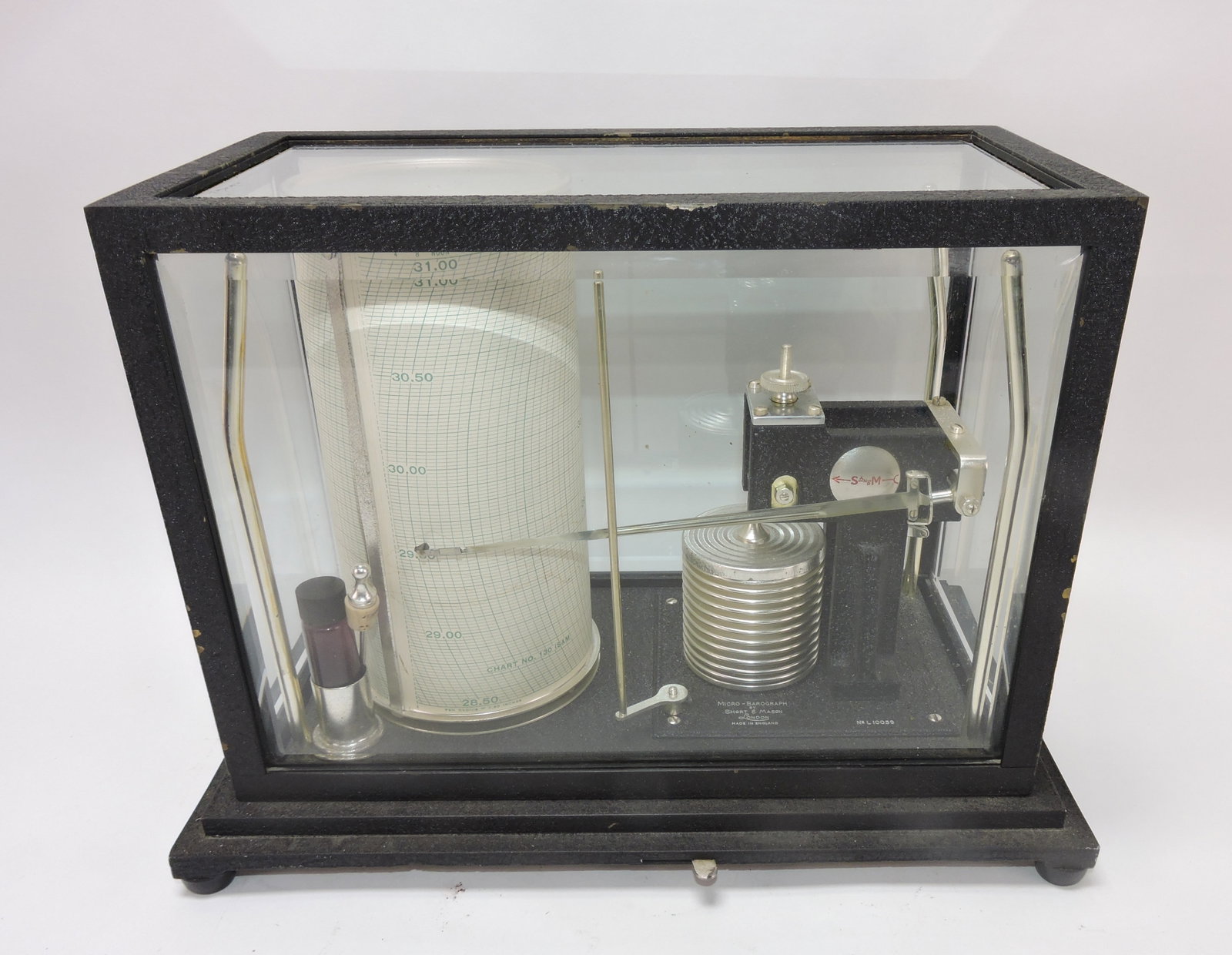 Short & Mason Mirco - Barograph,: in case, made in London