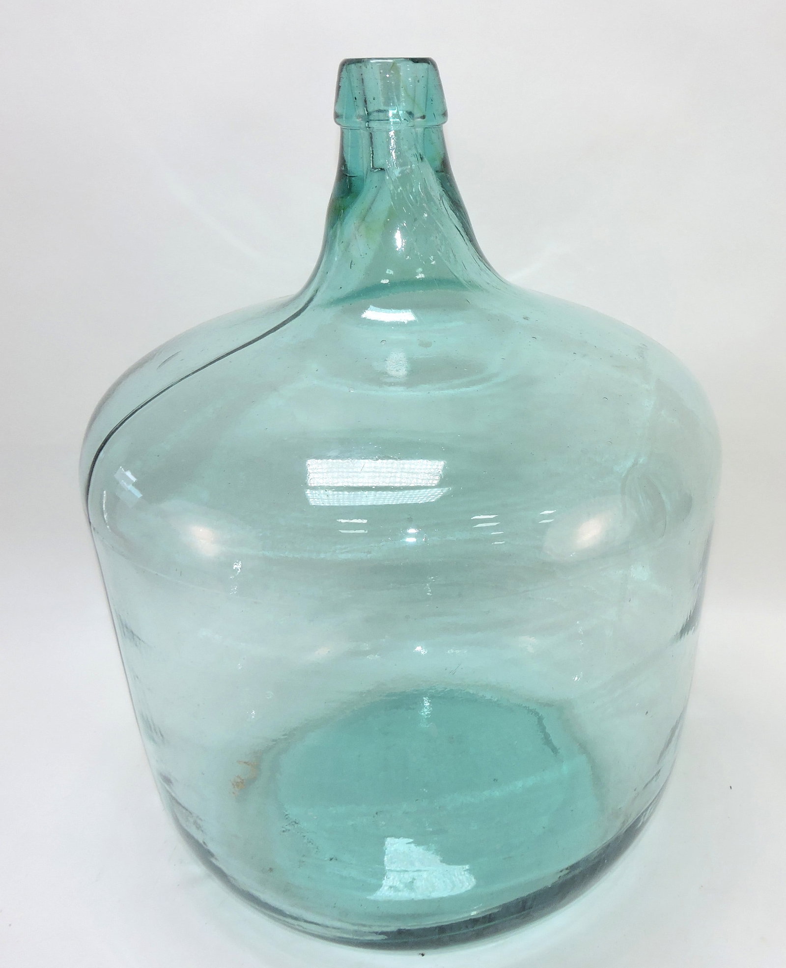 Glass demijohn bottle, 17": .