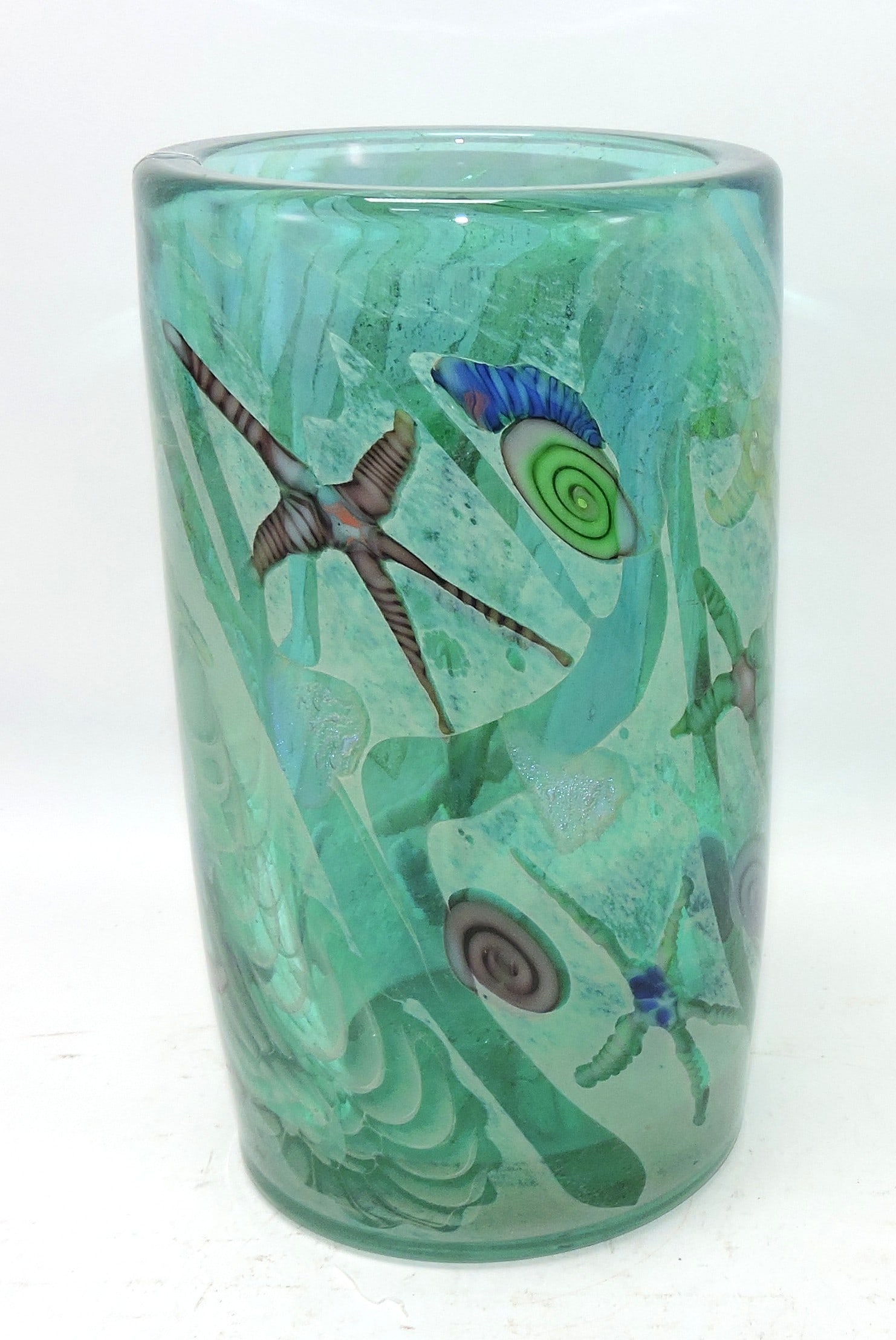 Murano 8" aquarium vase (1 of 1)