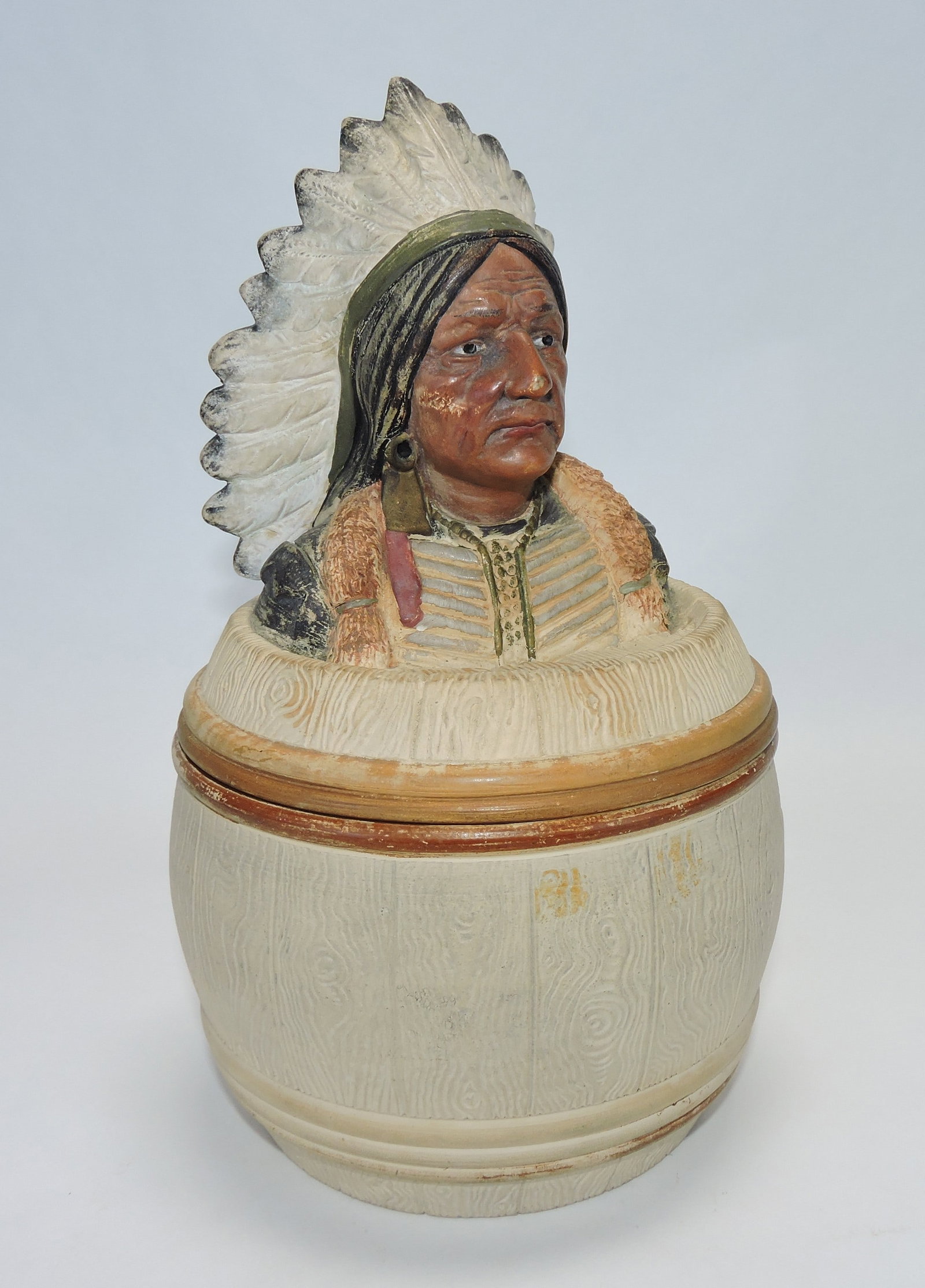 J. Maresch terra cotta Indian chief (1 of 1)
