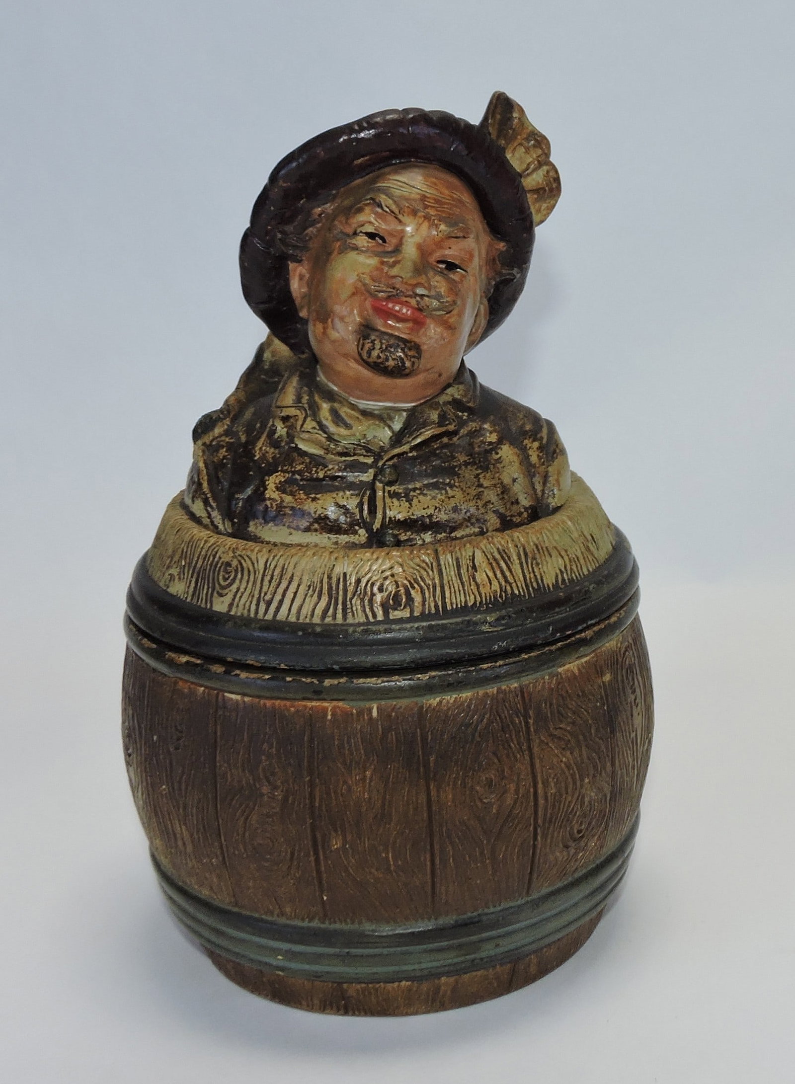 J. Maresch terra cotta man in a barrel (1 of 1)