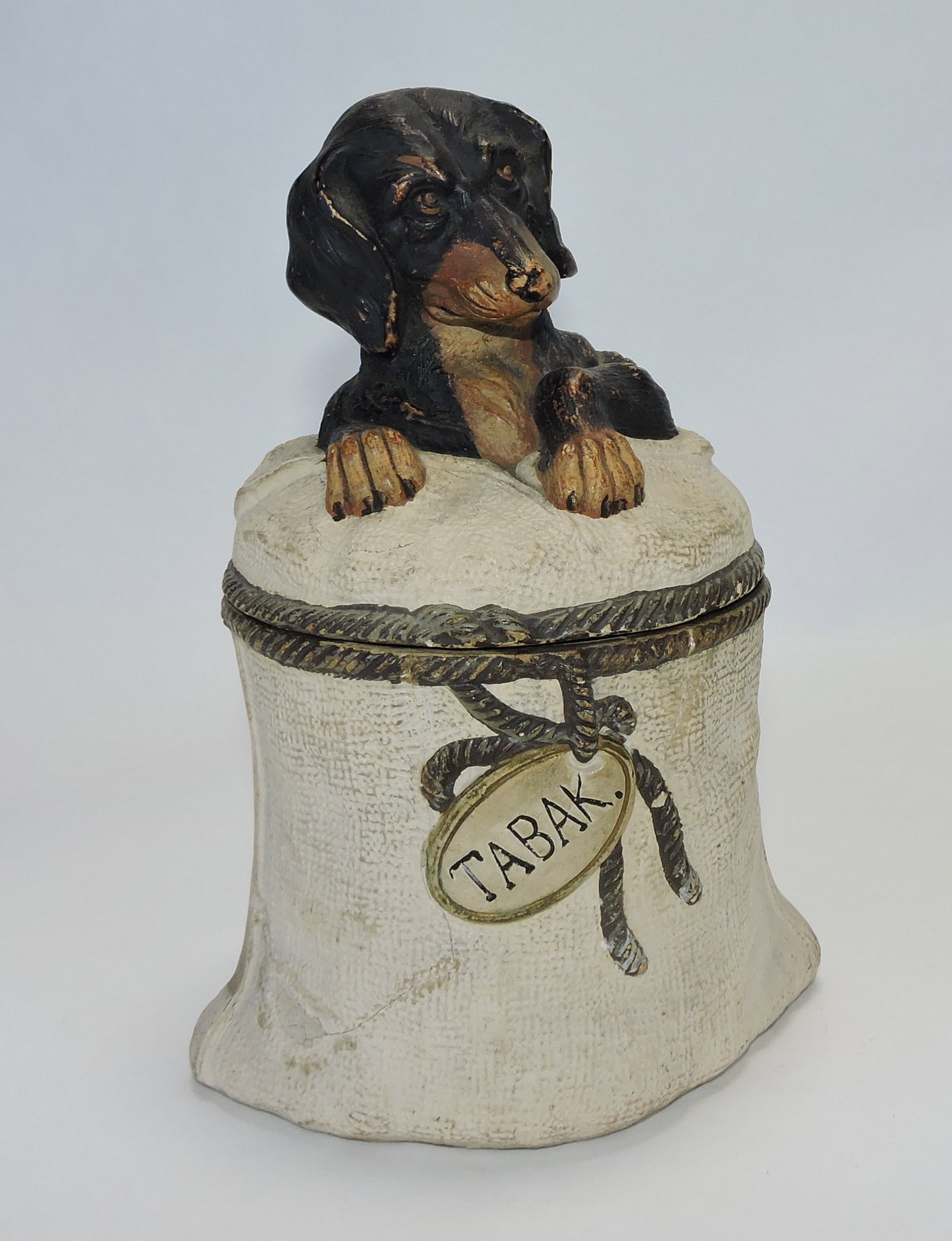 J. Maresch terra cotta dog in a sack (1 of 1)