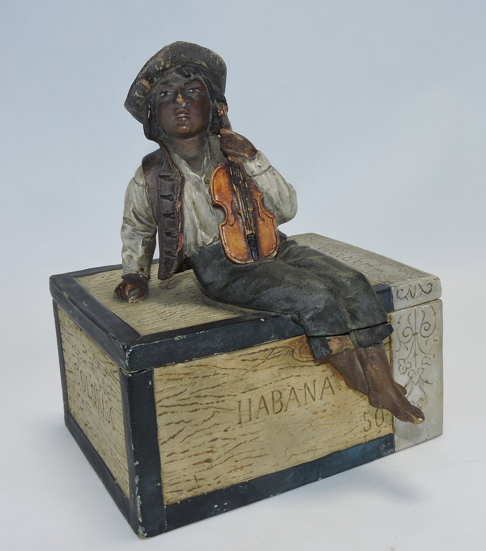 J. Maresch terra cotta man with violin (1 of 1)