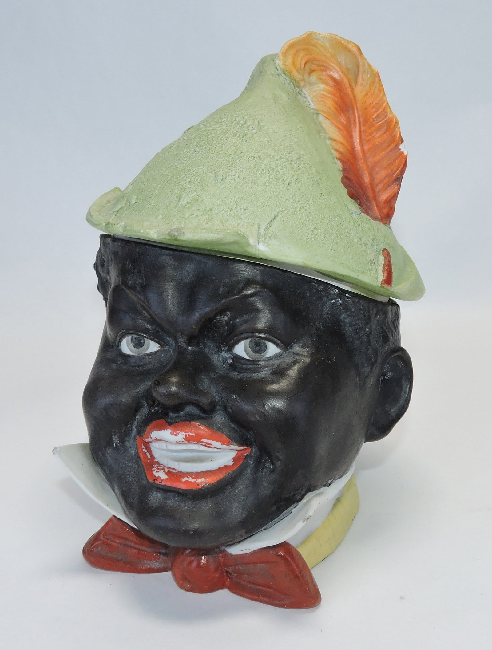 Bisque Black Americana man with (1 of 1)