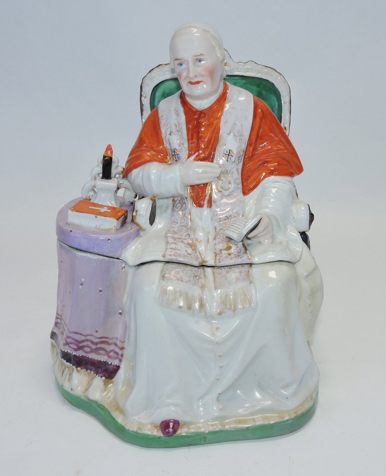 Conta & Bohme figural tobacco jar (1 of 1)