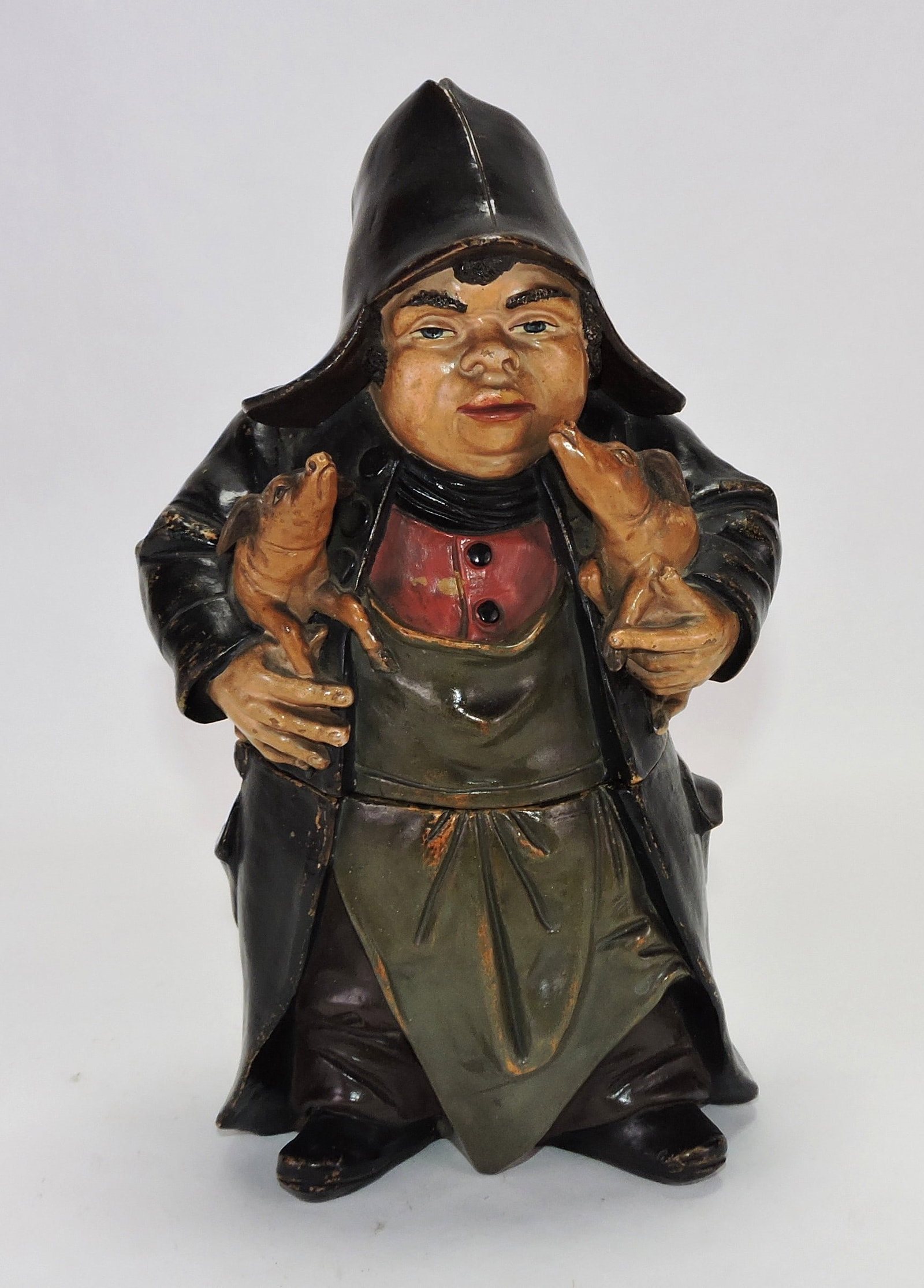 J. Maresch figural tobacco jar of a (1 of 1)