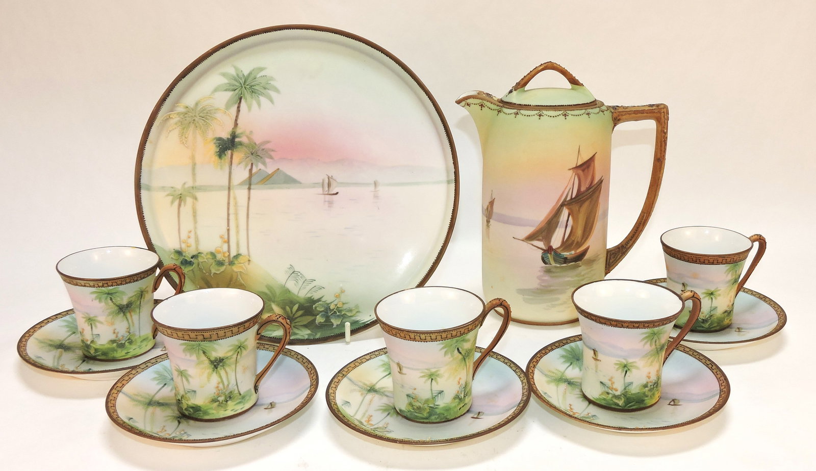 Nippon chocolate set with tray, (1 of 1)