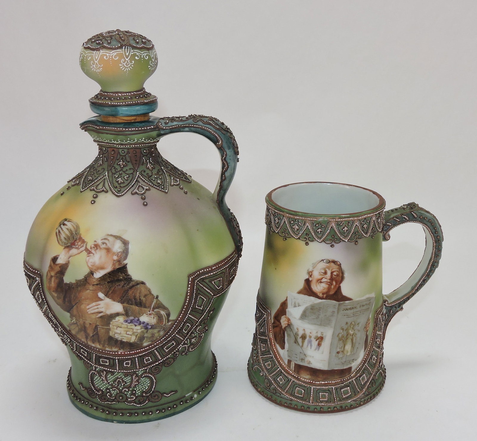 Nippon moriage 10" wine jug and (1 of 1)