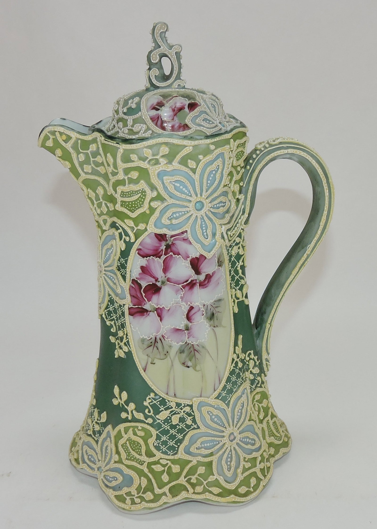Moriage chocolate pot, 11". (1 of 1)