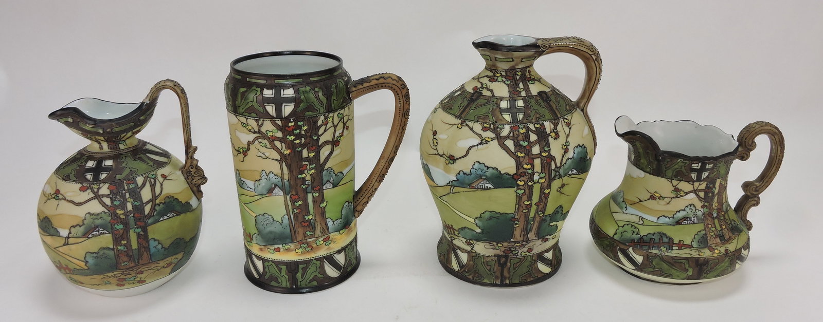 Nippon Woodland lot of 3 pitchers/ (1 of 1)